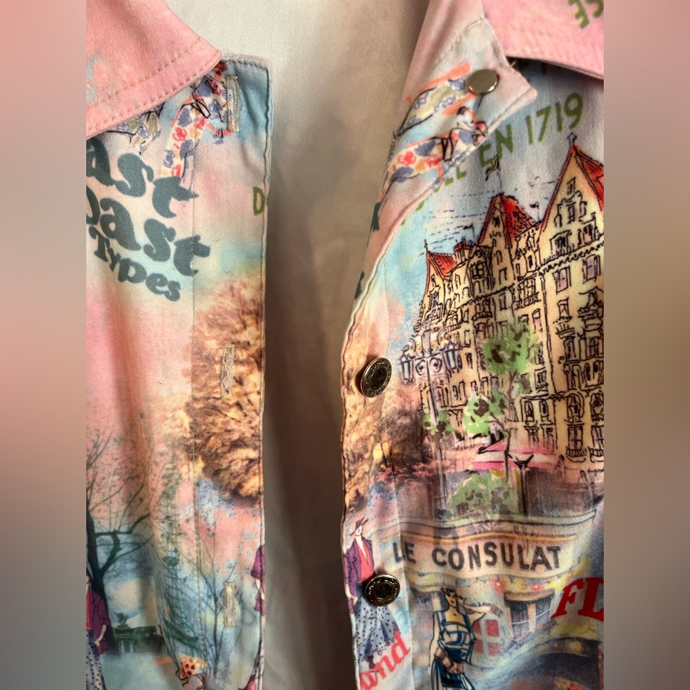 Impulse California Button Down Collared Shirt Eas… - image 8